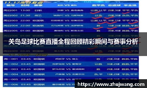 关岛足球比赛直播全程回顾精彩瞬间与赛事分析