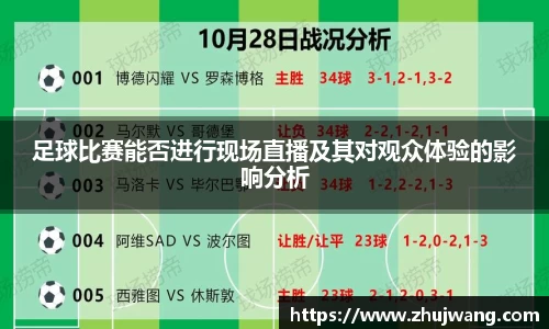 足球比赛能否进行现场直播及其对观众体验的影响分析